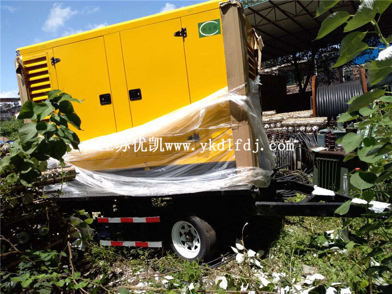 2020年8月5日，100KW玉柴靜音型移動(dòng)拖車交付廣西某水力電力公司使用