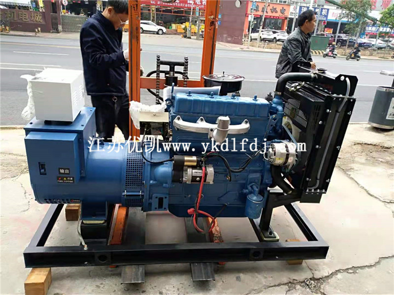 2021年4月5日，養(yǎng)殖客戶來拉走一臺30KW濰柴發(fā)電機(jī)組