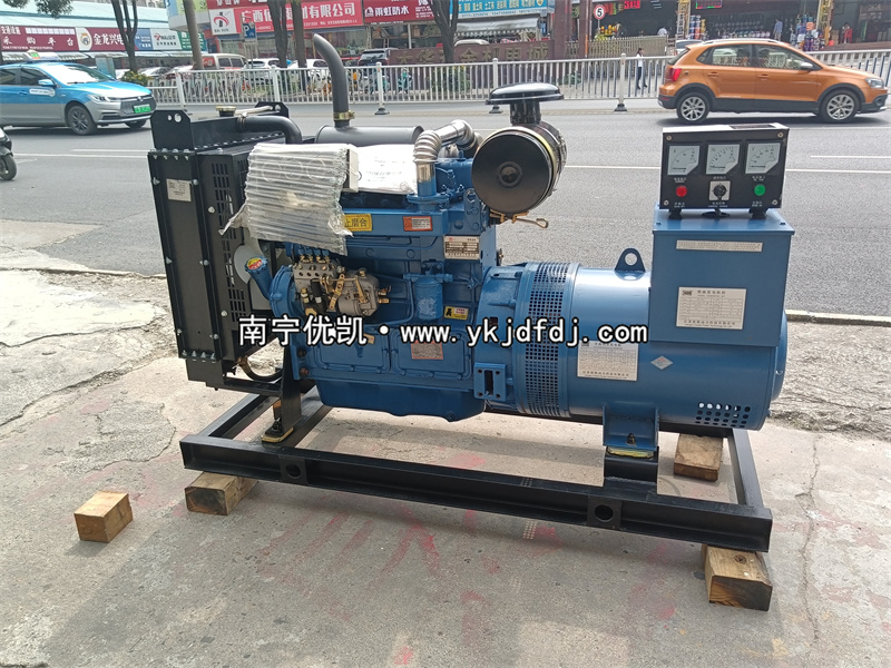 2023年4月19日，50kw雷納發(fā)電機(jī)組試機(jī)發(fā)貨梧州