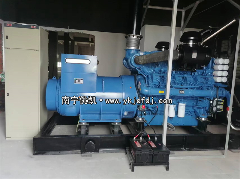 2023年6月27日，來(lái)賓項(xiàng)目1250kw玉柴發(fā)電機(jī)組安裝完成并試機(jī)調(diào)試