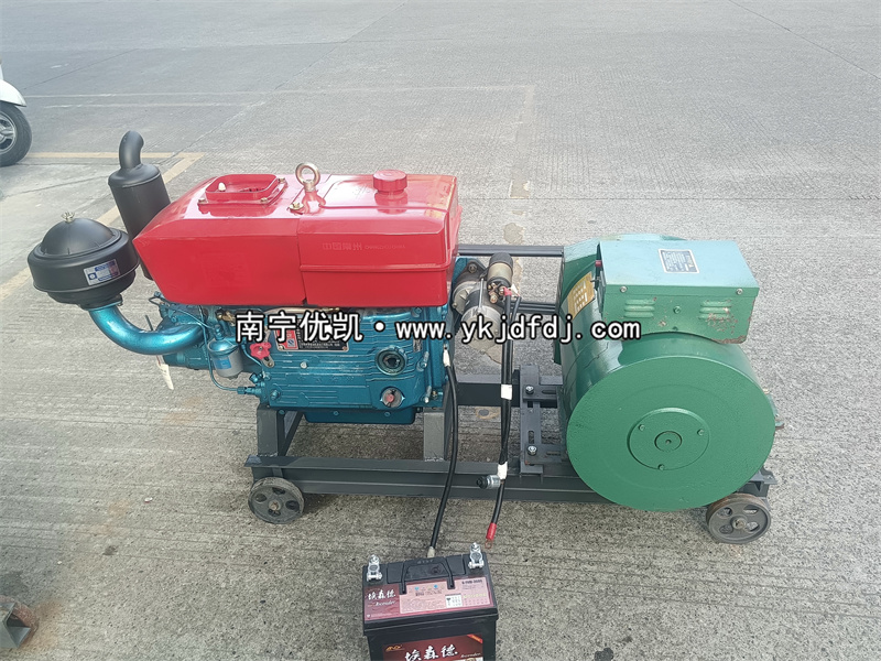 2024年12月19日，客戶到店自提15kw單缸柴油發(fā)電機組