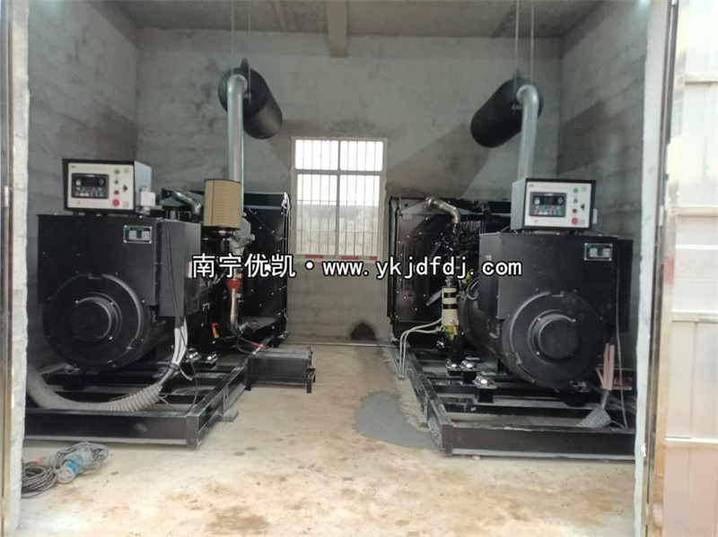 2024年2月23日，貴港項目兩臺500KW柴油發(fā)電機組安裝完成并通過驗收